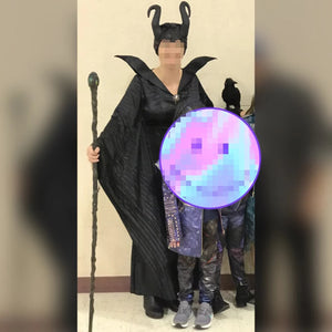 FANTASIA MALÉVOLA ADULTO COM CHIFRES