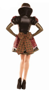 FANTASIA VESTIDO RAINHA DE COPAS - ALICE NO PAÍS DAS MARAVILHAS