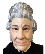 Carregar imagem no visualizador da galeria, MÁSCARA RAINHA ELIZABETH  MULHER IDOSA COSPLAY
