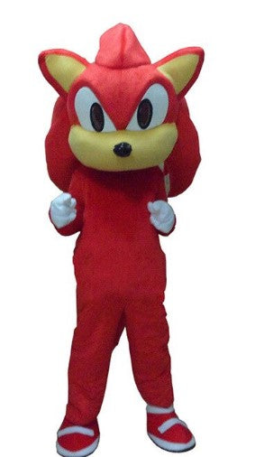 FANTASIA MASCOTE SONIC KNUCKLES THE ECHIDNA HEDGEHOG