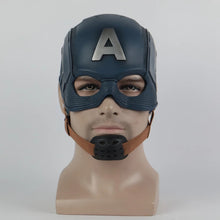Carregar imagem no visualizador da galeria, MÁSCARA CAPITÃO AMÉRICA PROFISSIONAL COSPLAY
