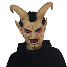 Carregar imagem no visualizador da galeria, MÁSCARA DIABO DEMÔNIO  LÚCIFER CHIFRES COSPLAY
