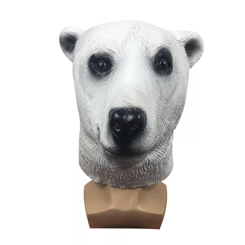 MÁSCARA URSO BRANCO COSPLAY