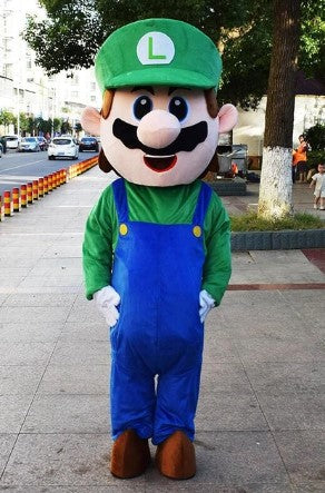 FANTASIA MASCOTE LUIGI - MARIO BROS
