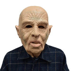 MÁSCARA HOMEM IDOSO REALISTA COSPLAY