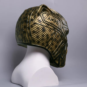 MÁSCARA PANTERA NEGRA CAPACETE PVC PROFISSIONAL