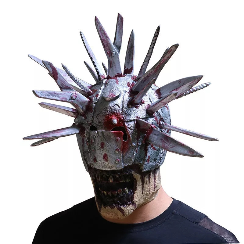 MÁSCARA ZUMBI COM FACAS