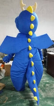 Carregar imagem no visualizador da galeria, FANTASIA MASCOTE DRAGÃO AZUL
