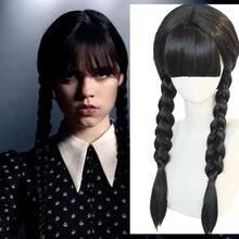 Carregar imagem no visualizador da galeria, PERUCA WANDINHA NETFLIX COSPLAY
