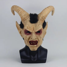 Carregar imagem no visualizador da galeria, MÁSCARA DIABO DEMÔNIO  LÚCIFER CHIFRES COSPLAY
