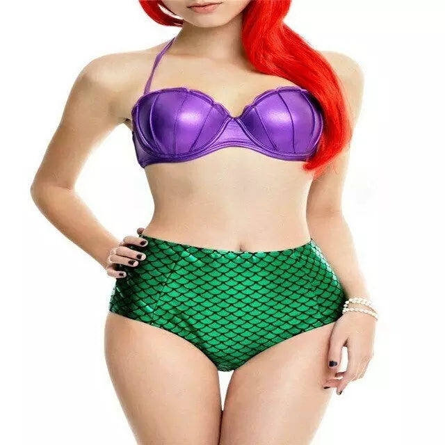 BIQUÍNI ARIEL A PEQUENA SEREIA TAMANHO ADULTO
