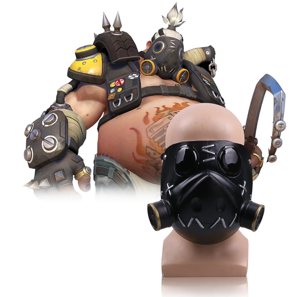 MÁSCARA JOGO OVERWATCH OW - ROADHOG COSPLAY