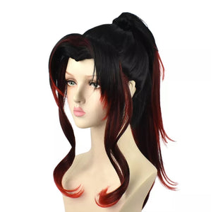 FANTASIA KOKUSHIBO + PERUCA DEMON SLAYER COSPLAY PROFISSIONAL