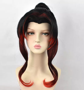 FANTASIA KOKUSHIBO + PERUCA DEMON SLAYER COSPLAY PROFISSIONAL