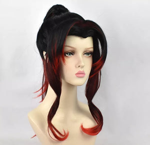 FANTASIA KOKUSHIBO + PERUCA DEMON SLAYER COSPLAY PROFISSIONAL
