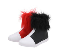 Carregar imagem no visualizador da galeria, BOTAS HARLEY QUINN ARLEQUINA - PRETO VERMELHO
