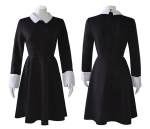 FANTASIA WANDINHA FAMÍLIA ADDAMS ANOS 90 COSPLAY