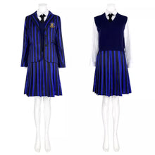 Carregar imagem no visualizador da galeria, FANTASIA UNIFORME NEVERMORE FEMININO - WEDNESDAY - NETFLIX
