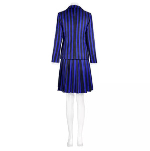 FANTASIA UNIFORME NEVERMORE FEMININO - WEDNESDAY - NETFLIX