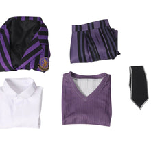 Carregar imagem no visualizador da galeria, UNIFORME ESCOLAR NEVERMORE LILÁS WEDNESDAY - ENID
