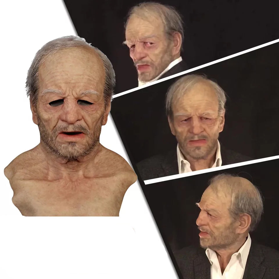 MÁSCARA REALISTA HOMEM ELDER COSPLAY